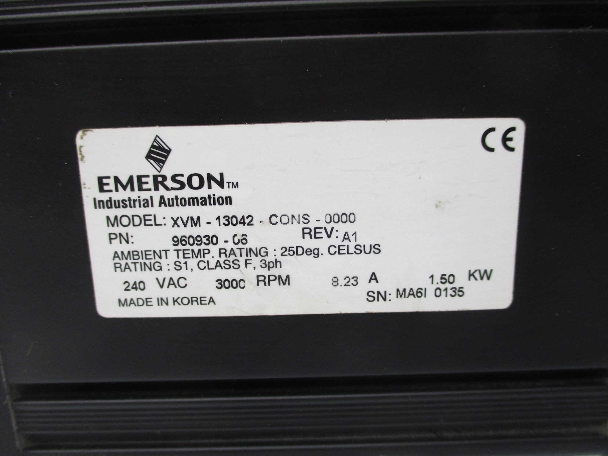 EMERSON XVM-13042-CONS-0000 UNMP