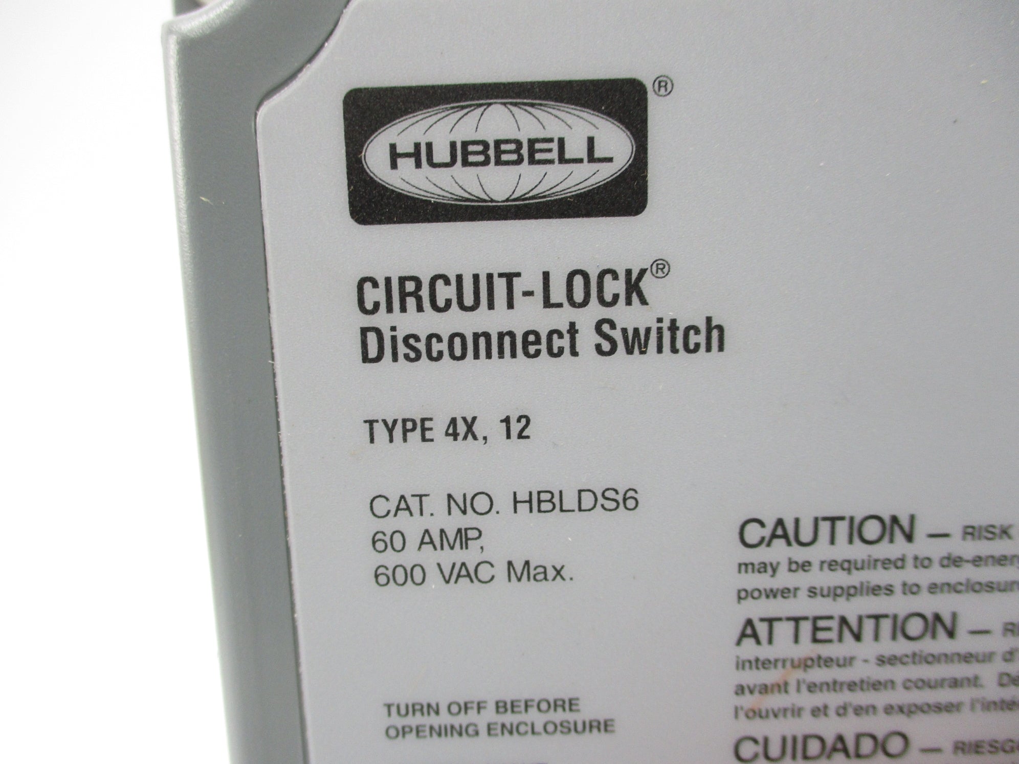 HUBBELL HBLDS6 600VAC 60A NSMP