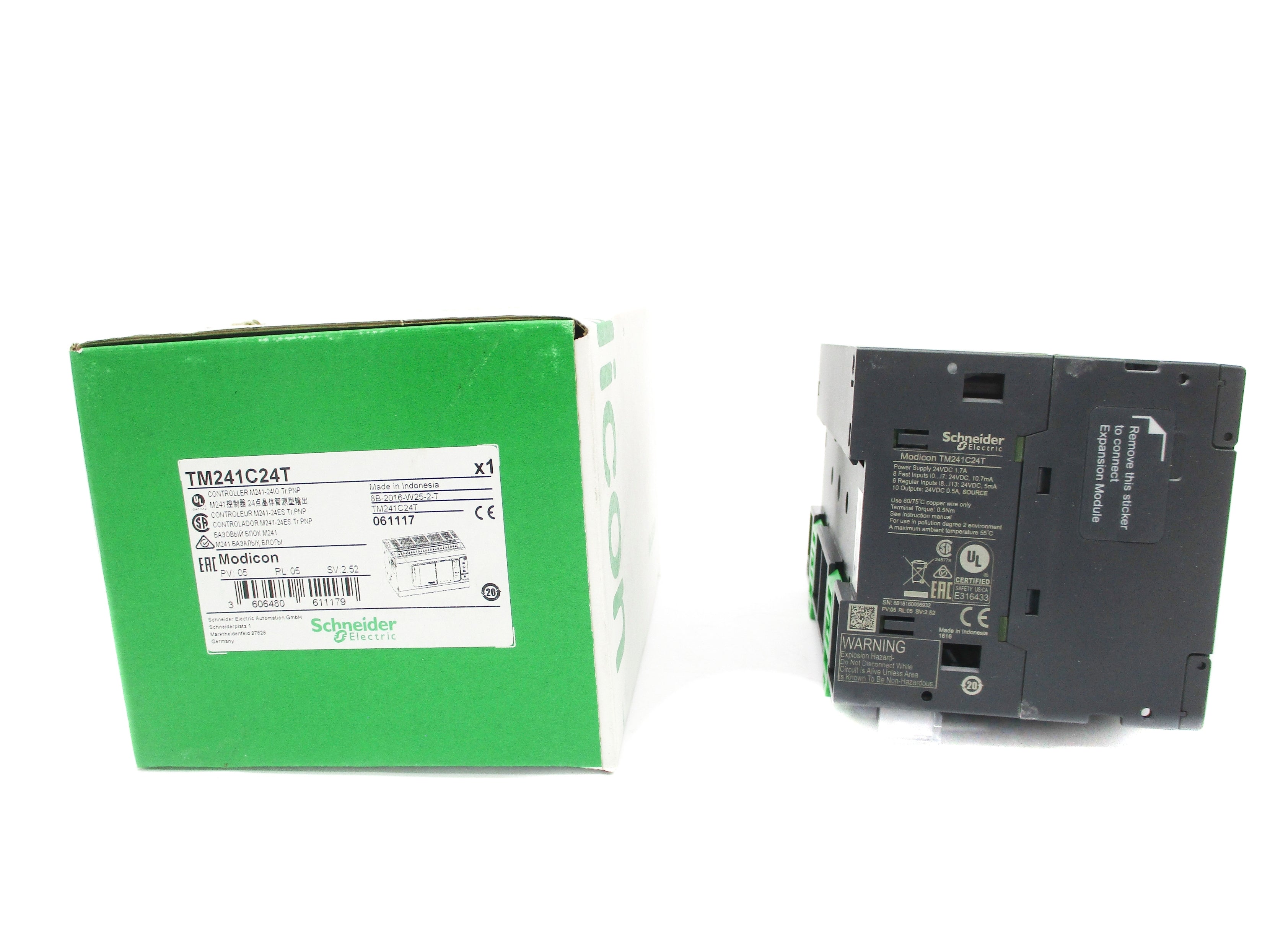 SCHNEIDER ELECTRIC TM241C24T 24VDC 1.7A NSMP