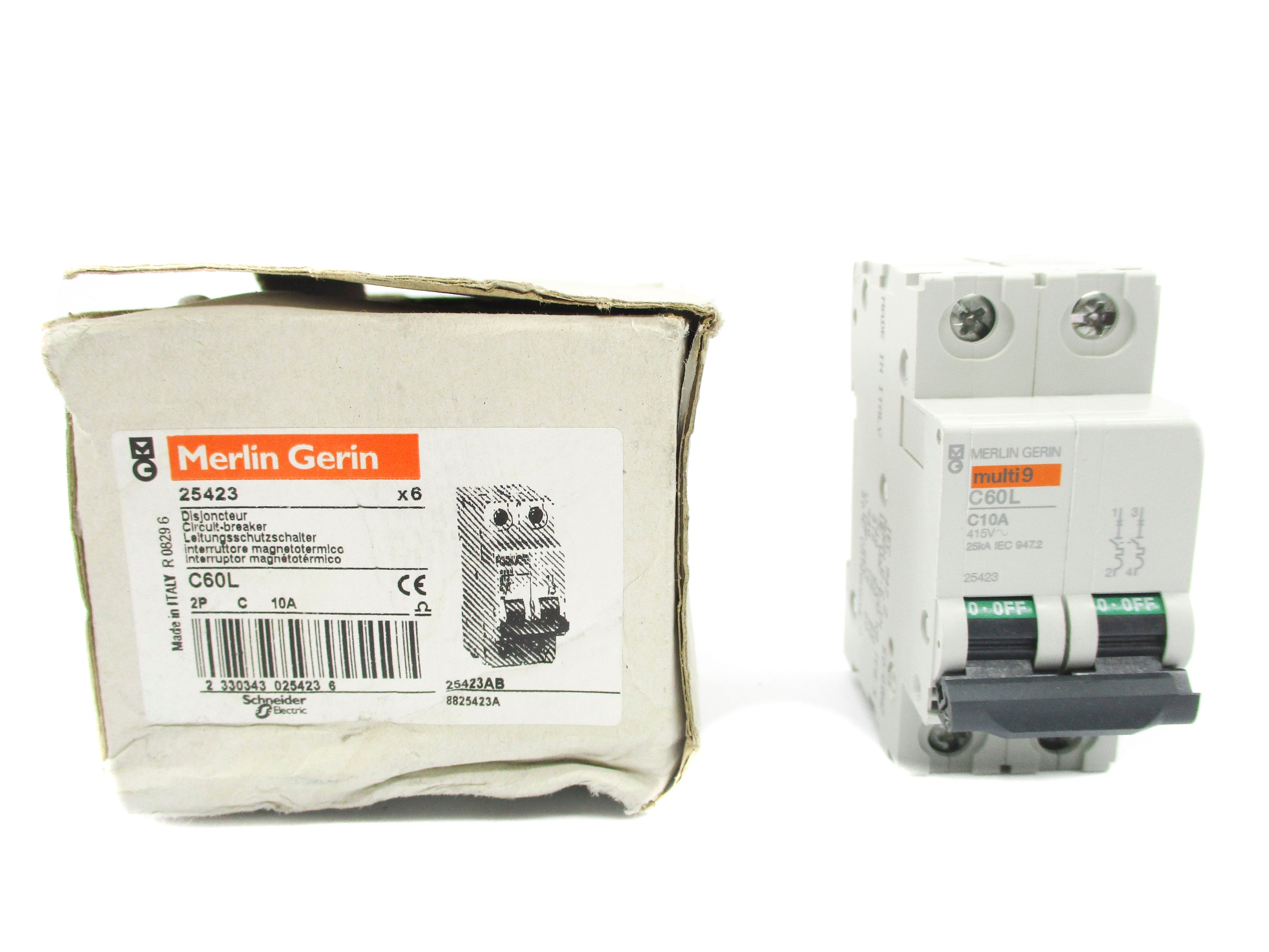 MERLIN GERIN 25423 10A 415V (PKG OF 6) NSMP