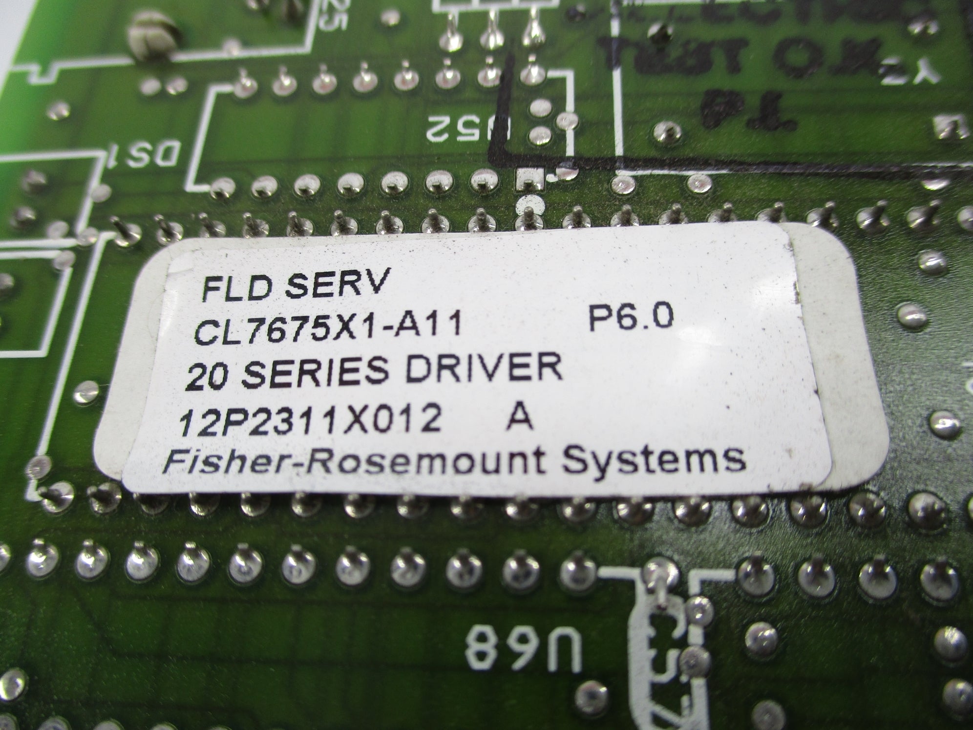 FISHER ROSEMOUNT CL7675X1-BA5 43B5336X022 REV. D UNMP