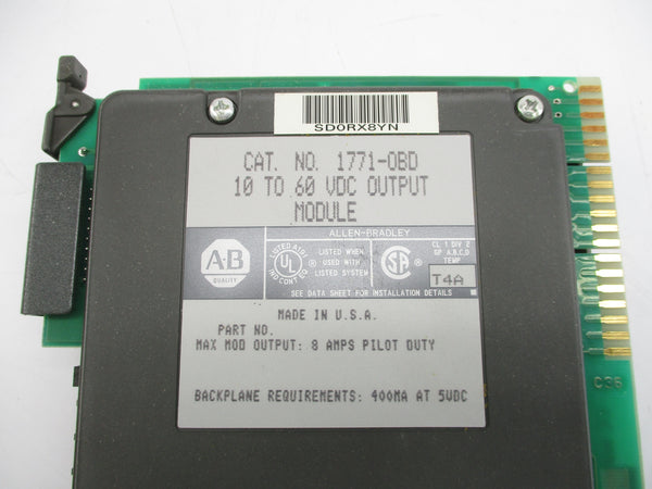 ALLEN BRADLEY 1771-OBD 10-60VDC NSMP