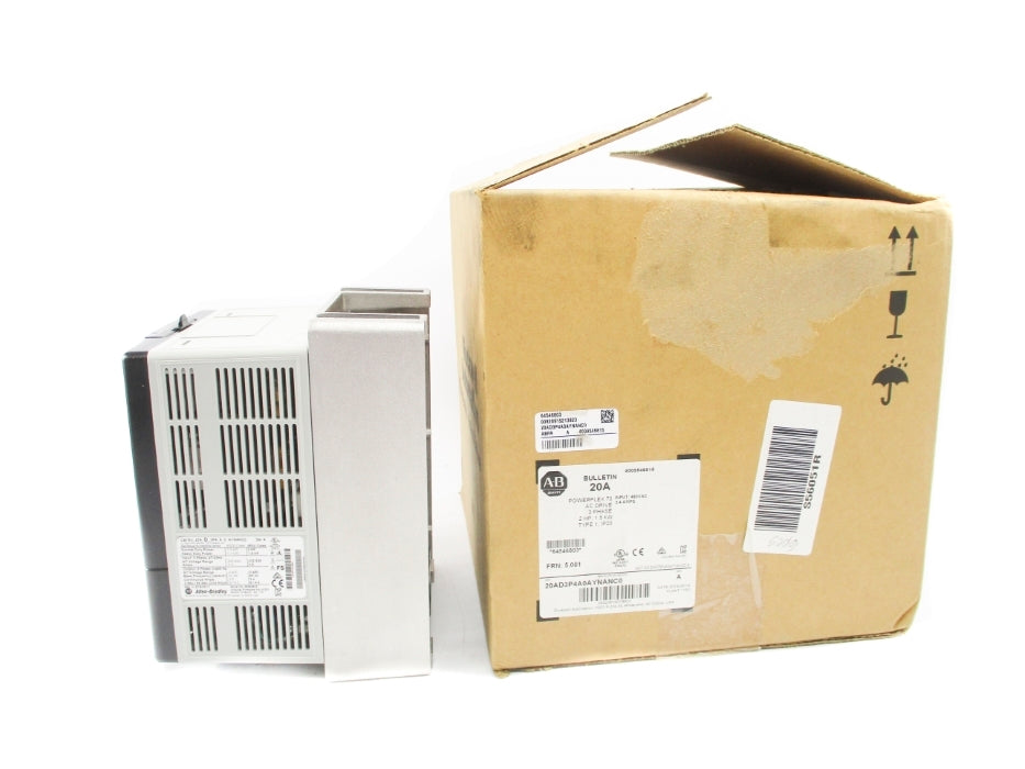 INDUSTRIAL SPARE PART 20AD3P4A0AYNANC0 SER. A F/W 5.001 432-528VAC 3.8A NSMP