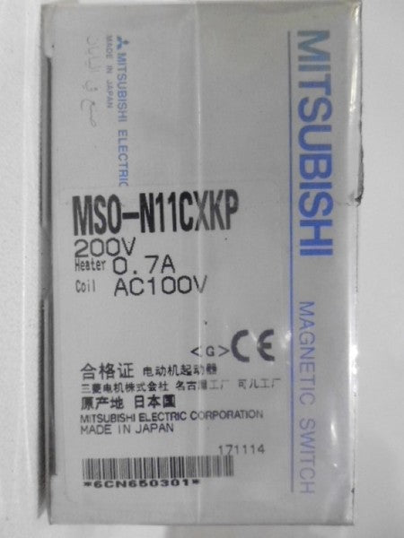 MITSUBISHI MSO-N11CXKP 200V AC100V MAGNETIC SWITCH * FACTORY SEAL *