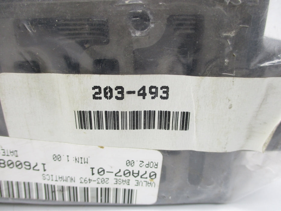 VALVE BASE 203-493 NSMP