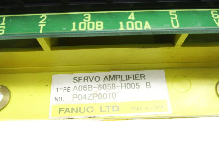 FANUC A06B-6058-H005 UNMP