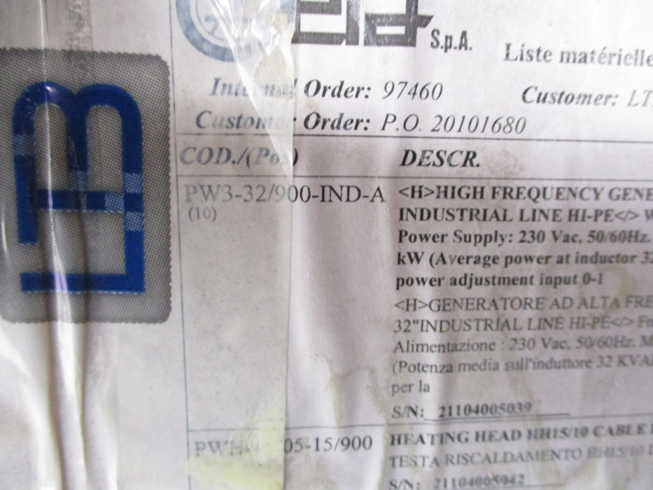 CEIA PW3-32/900-IND-A POWER CUBE 32/900 NSMP