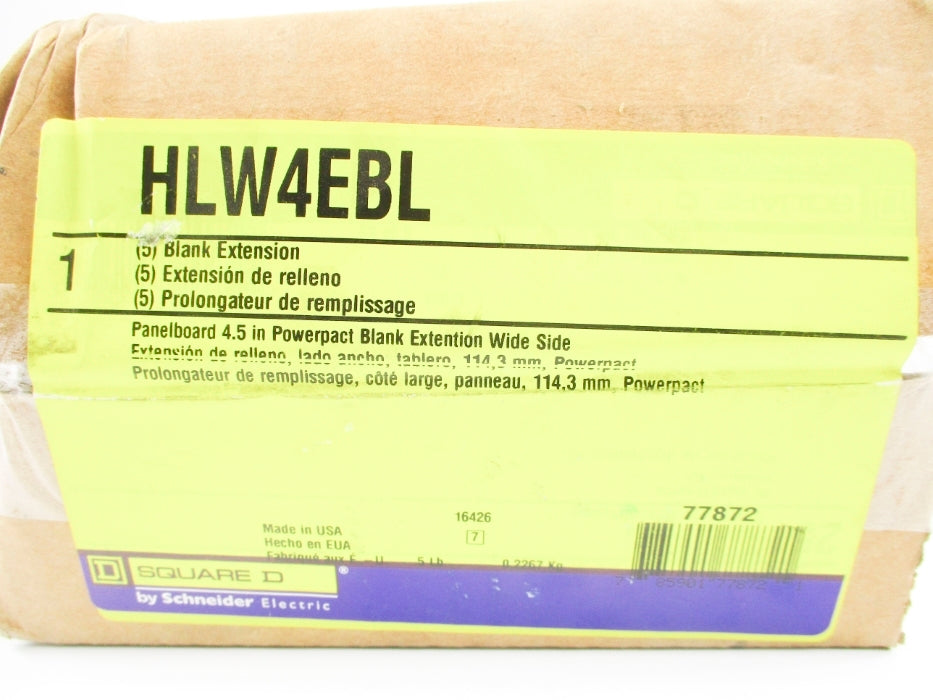 SQUARE D HLW4EBL (PKG OF 5) NSMP