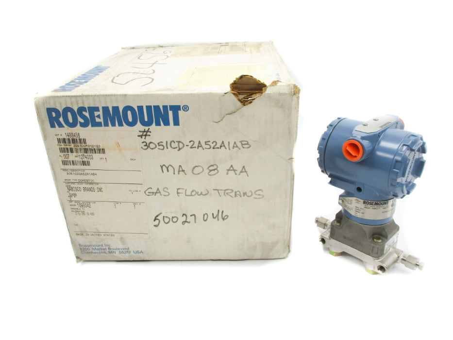 ROSEMOUNT 3051CD2A52A1AB4 10.5-55VDC 3626PSI NSMP