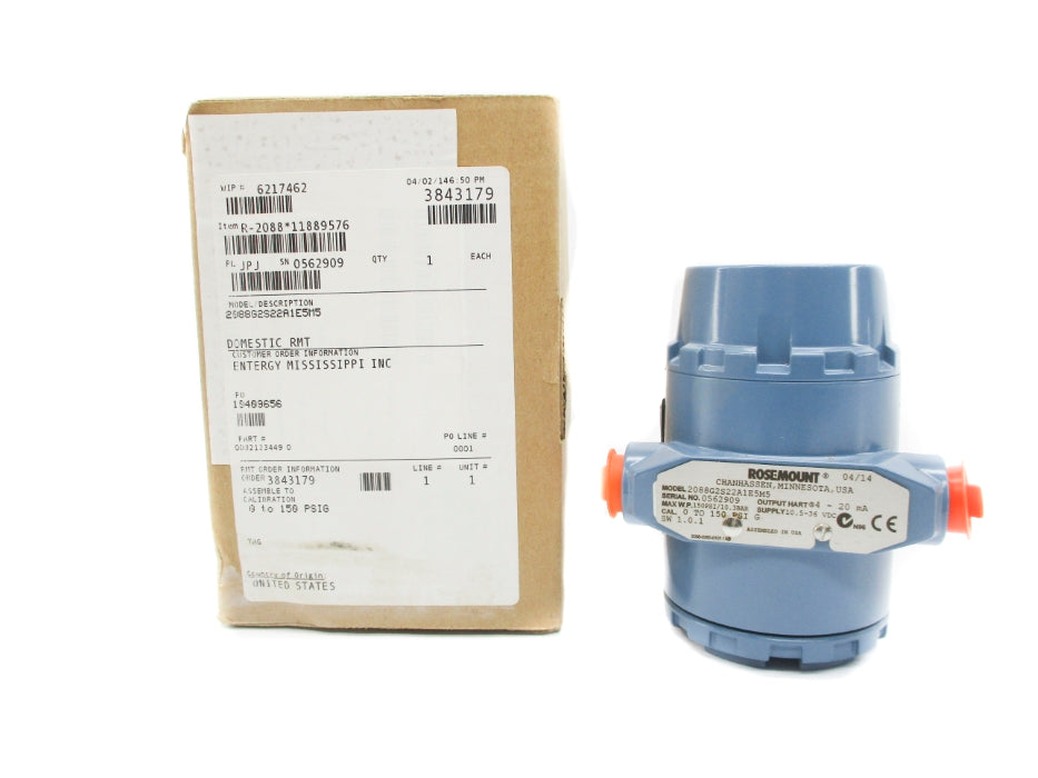 ROSEMOUNT 2088G2S22A1E5M5 150PSI NSMP