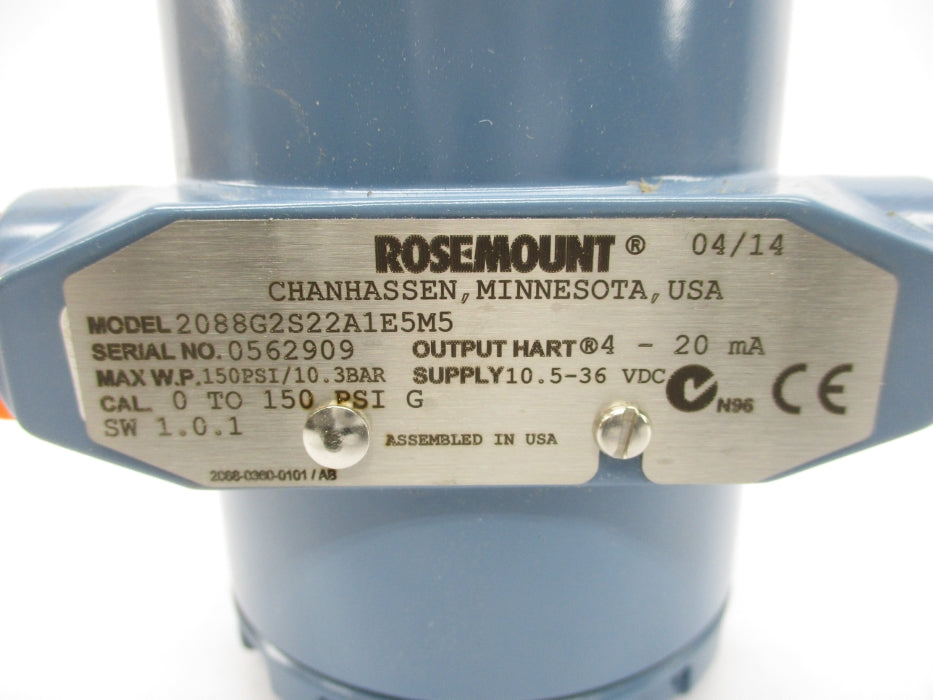 ROSEMOUNT 2088G2S22A1E5M5 150PSI NSMP