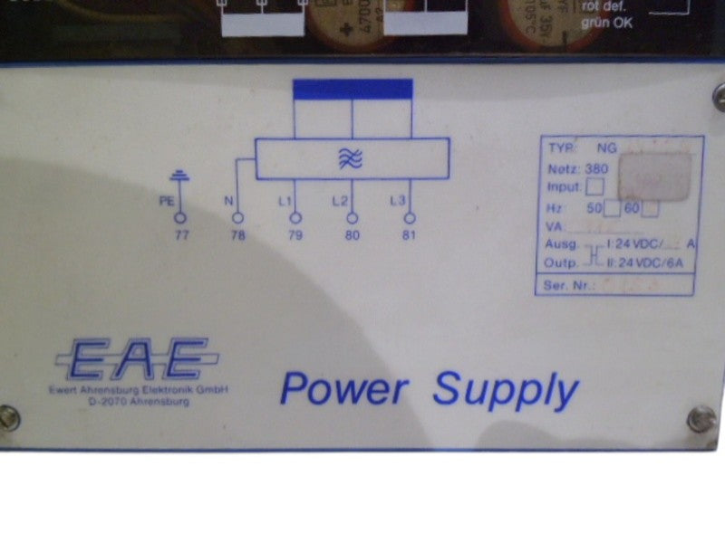 EAE TYPE NG POWER SUPPLY 480V  UNMP