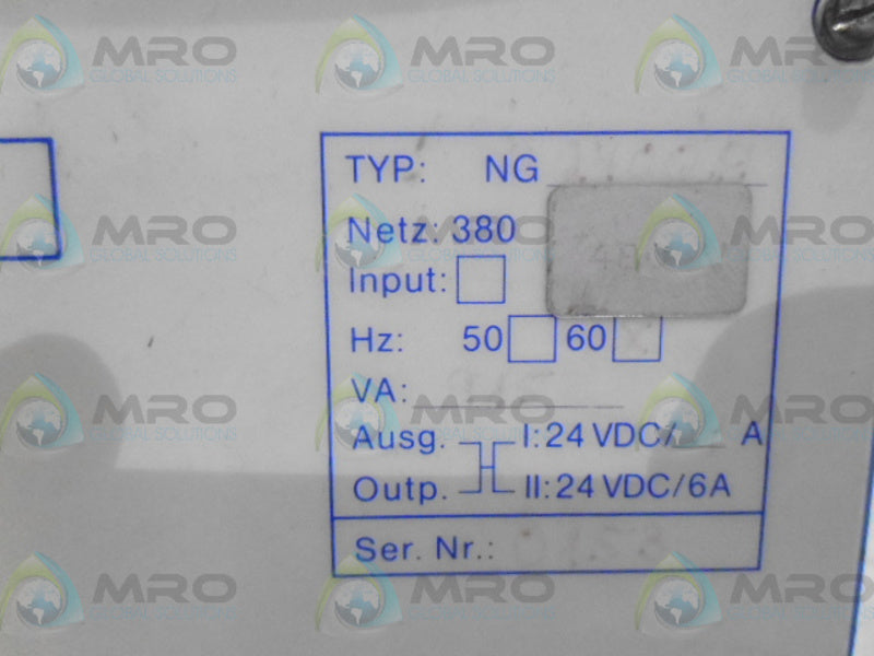 EAE TYPE NG POWER SUPPLY 480V  UNMP