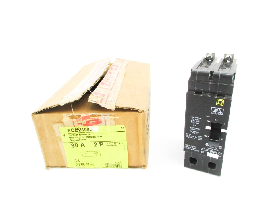 SQUARE D EDB24080 SER. S3 277V 80A NSMP