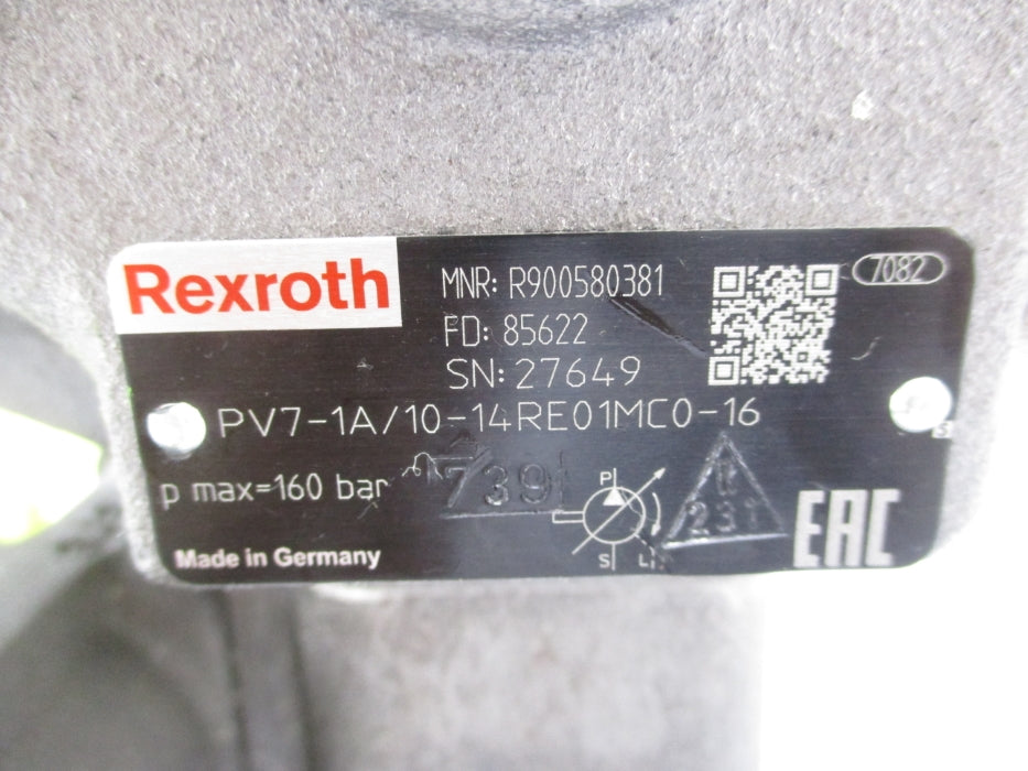 REXROTH PV7-1A/10-14RE01MC0-16 R900580381 NSNP