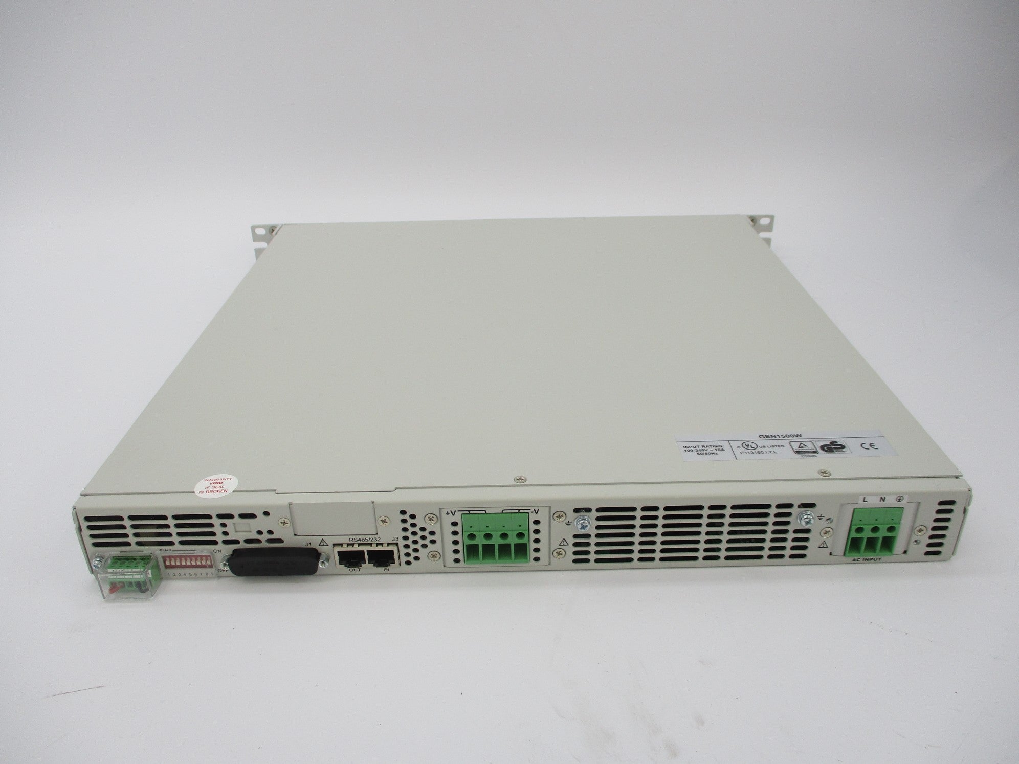 TDK LAMBDA GEN1500W 00507261 REV. Z 0-600V 0-2.6A NSNP