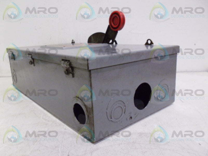 CUTLER HAMMER DH362NGK 60AMP HEAVY DUTY SAFETY SWITCH  UNMP