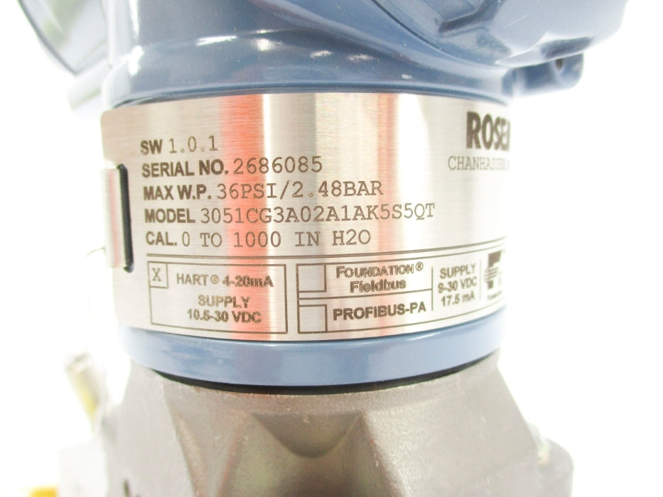 ROSEMOUNT 3051CG3A02A1AK5S5QT 36PSI NSMP