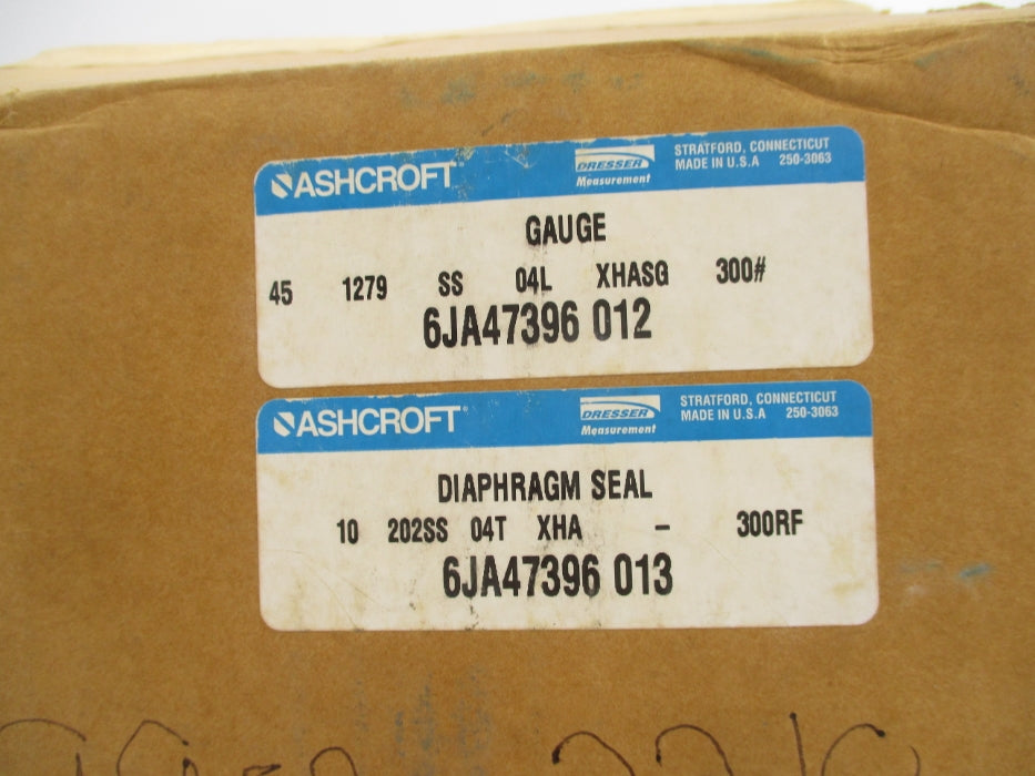 ASHCROFT 451279SS04LXHASG300# 0-300PSI NSMP