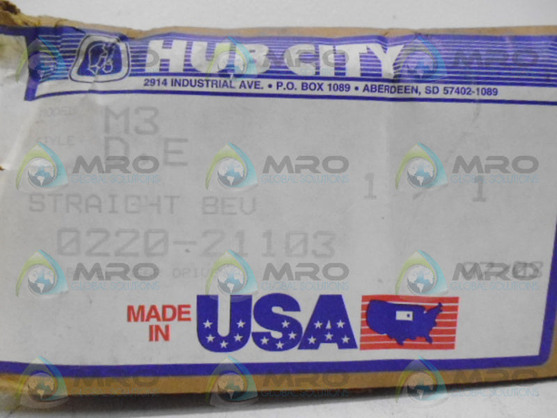 HUB CITY 0220-21103 (AS PICTURED) NSFS