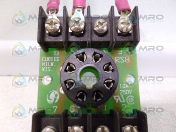 CURTIS RS8 RELAY SOCKET  UNMP