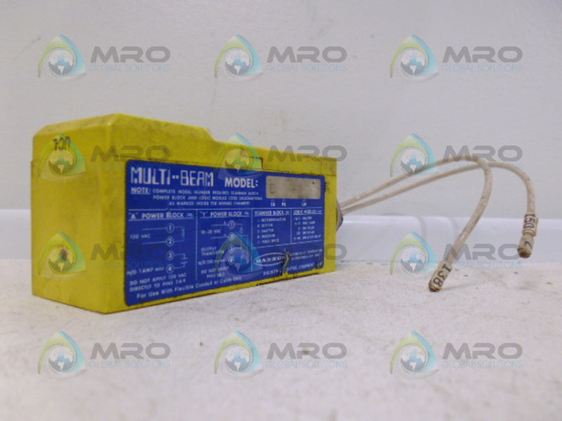 BANNER ENGINEERING MODEL E MULTI-BEAM  UNMP