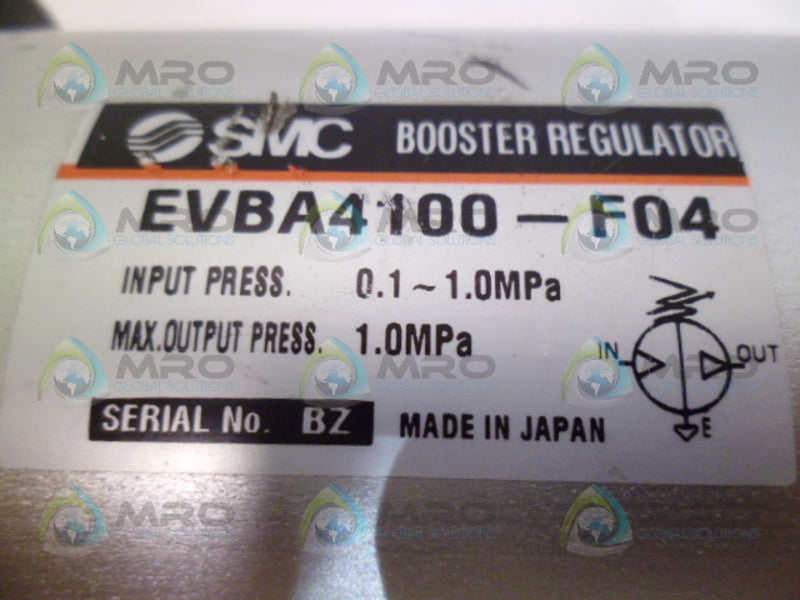 SMC EVBA4100-F04 BOOSTER REGULATOR (AS PICTURED)  NSNP