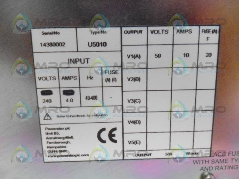 KINGSHILL U5010 POWER SUPPLY  NSNP