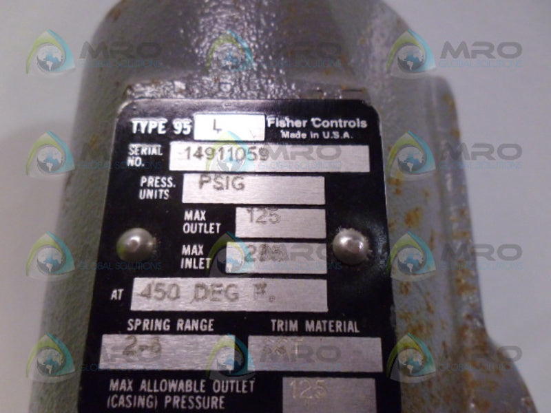 FISHER TYPE 95L 14911059 PRV-20027 VALVE  NSNP