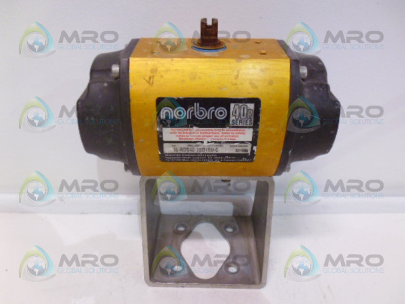 NORBRO 40R SERIES 15-RDB40-1SD1E0-C PNEUMATIC ACTUATOR (AS PICTURED)  UNMP