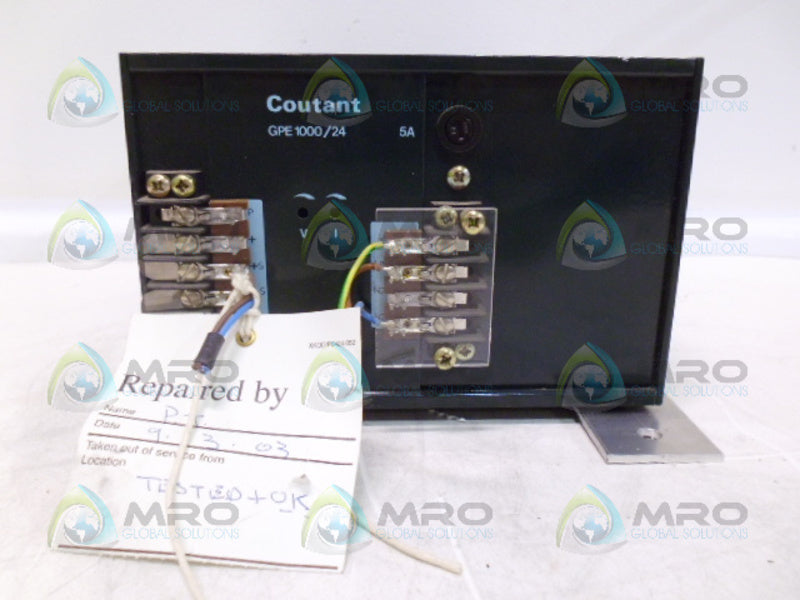 COUTANT GPE1000/24 POWER SUPPLY REMANUFACTURED