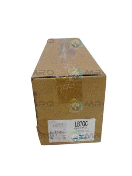 NESCO LB7GC ALUMINUM CONDUIT BODY 2 1/2" NSMP