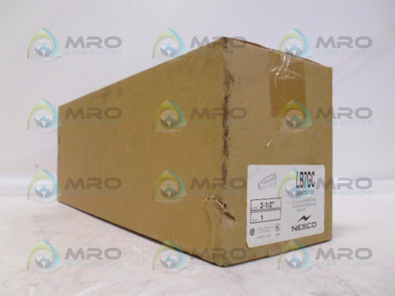 NESCO LB7GC ALUMINUM CONDUIT BODY 2 1/2" NSMP