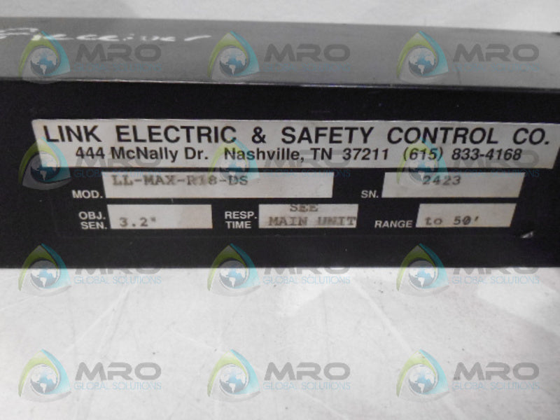 LINK ELECTRIC & SAFETY LL-MAX-R18-DS 18INCH LIGHT CURTAIN UNMP