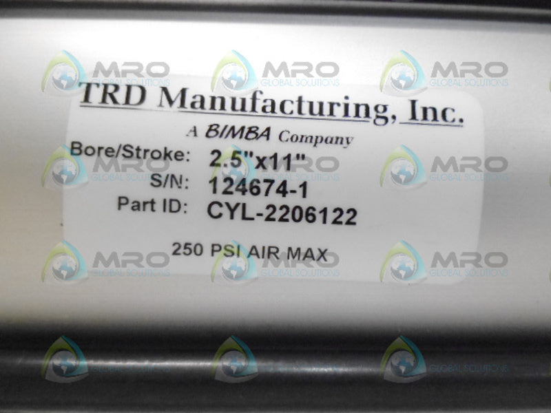 BIMBA CYL-2206122 PNEUMATIC AIR CYLINDER NSNP