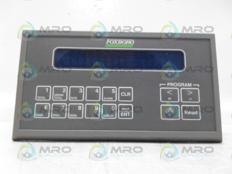 FOXBORO 75MCA-PDEFC 57635-408 PROGRAMMABLE FLOWMETER *USED*