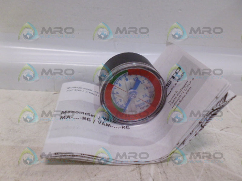 FESTO MA-40-16-R1/8-E-RG 525726 PRESSURE GAUGE *NEW IN BOX*