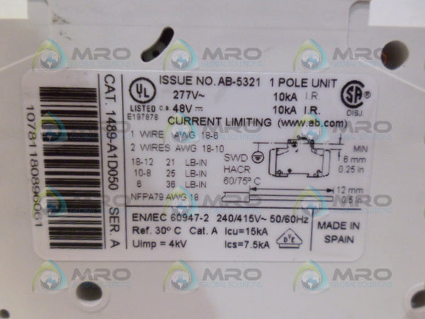 ALLEN BRADLEY 1489-A1D050 SER A  NSNP