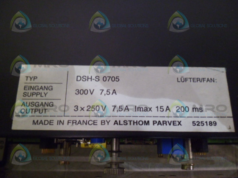 ALSTHOM DSH-S0705 SERVO DRIVE  NSNP