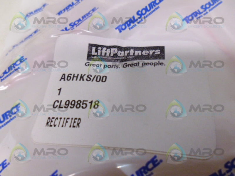 LIFT PARTNERS CL998518 RECTIFIER NSMP