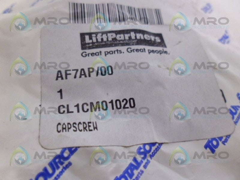 LIFT PARTNERS CL1CM01020 CAP SCREW NSMP
