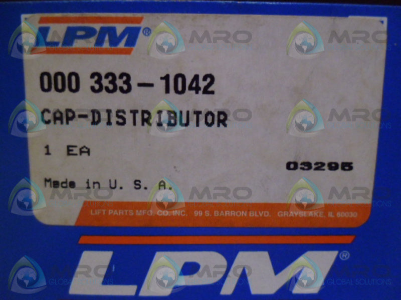 LPM 000333-1042 DISTRIBUTOR CAP NSMP
