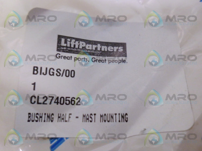 LIFT PARTNERS CL2740562 MAST MOUNTING BUSHING HALF NSMP