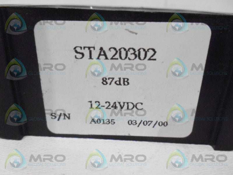 SUPERIOR SIGNALS STA20302 BACKUP ALARM NSMP
