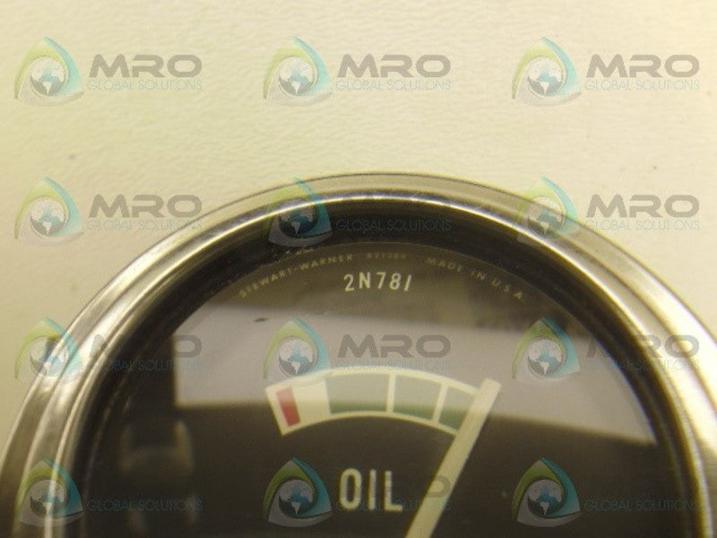 STEWART-WARNER 2N781 OIL PRESSURE GAUGE UNMP