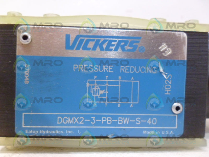VICKERS DGMX2-3-PB-BW-S-40 HYDRAULIC VALVE NSNP