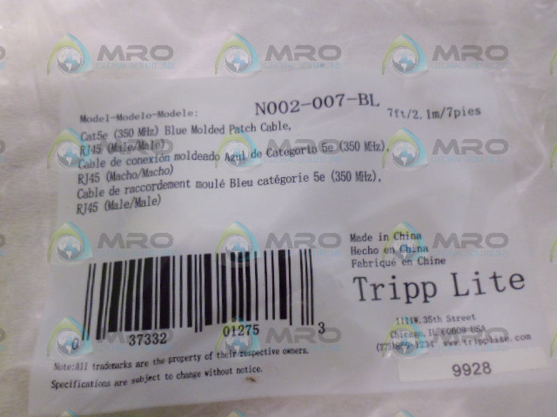 TRIPP LITE N002-007-BC 7FT/2.1M 7 PIES NSNP