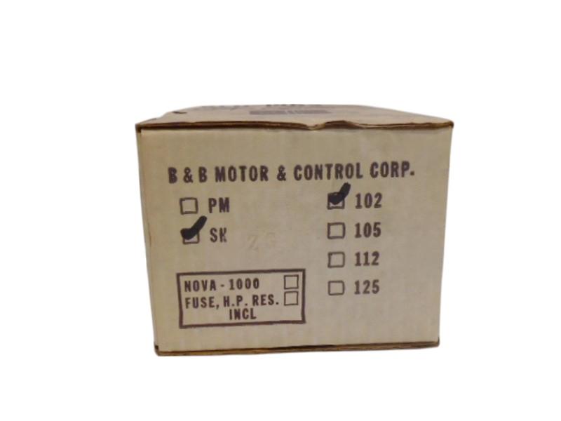 B & B SH102 NOVA MOTOR CONTROL NSMP