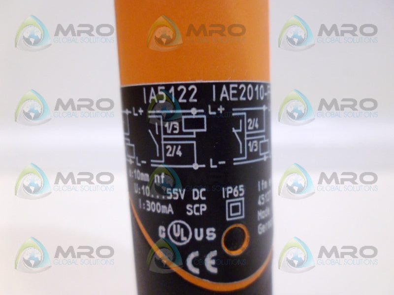IFM EFECTOR IA5122 INDUCTIVE PROXIMITY SENSOR NSMP