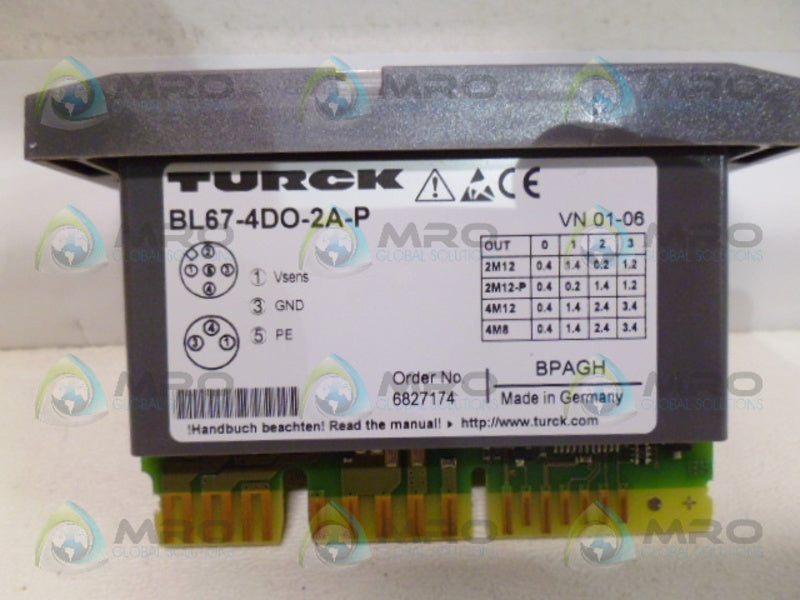 TURCK BL67-4D0-2A-P MODULE UNMP